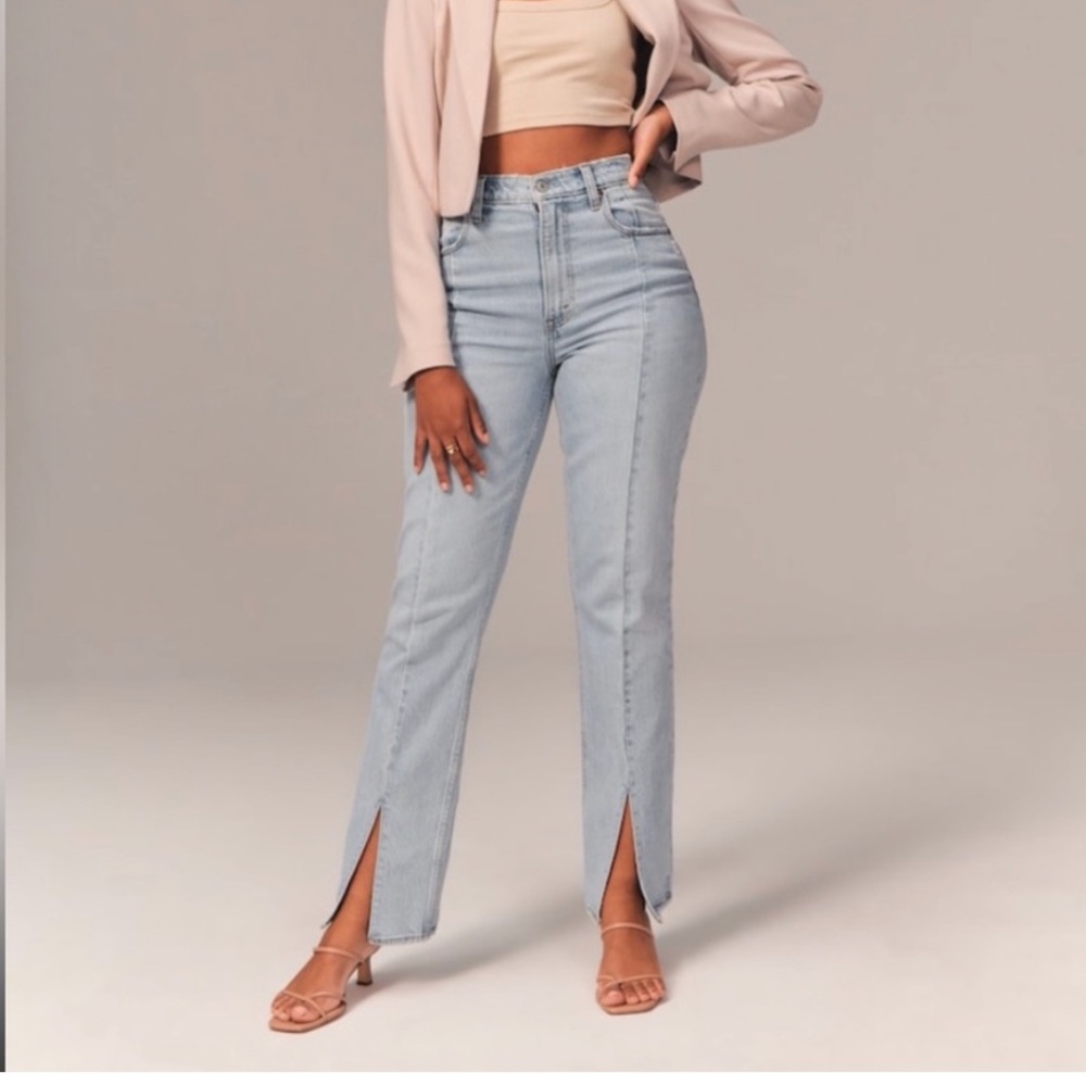 Abercrombie & Fitch Light Blue Women Jeans